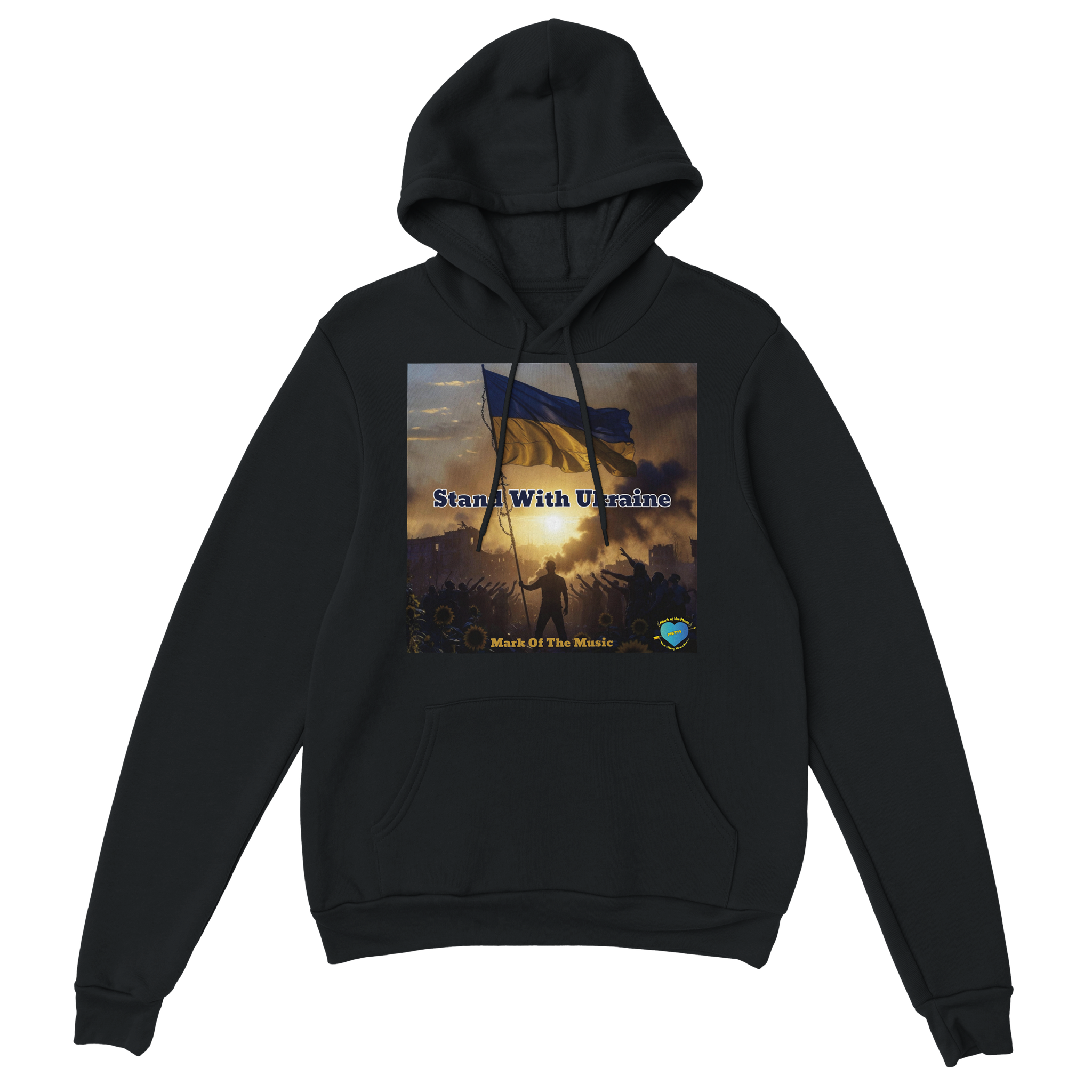 Stand With Ukraine - Classic Unisex Pullover Hoodie
