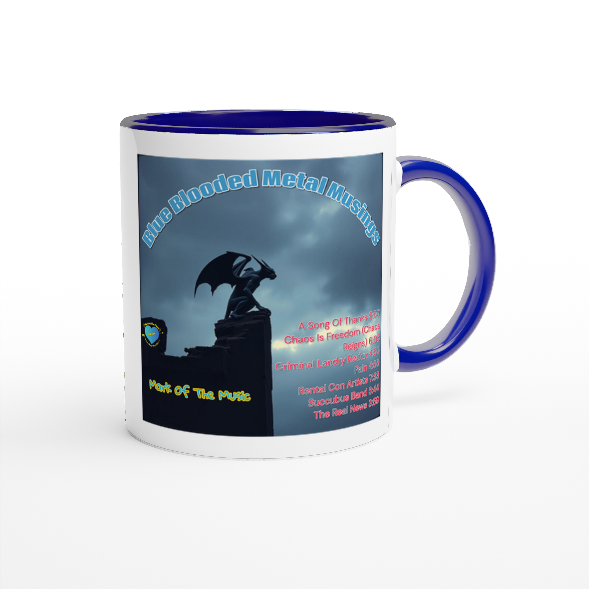 Blue Blooded Metal Musings - Ceramic Mug