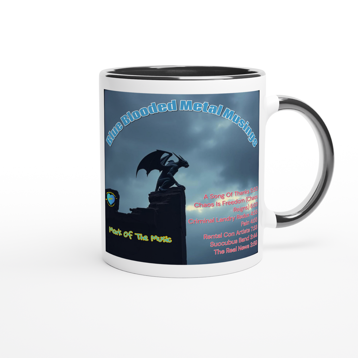 Blue Blooded Metal Musings - Ceramic Mug