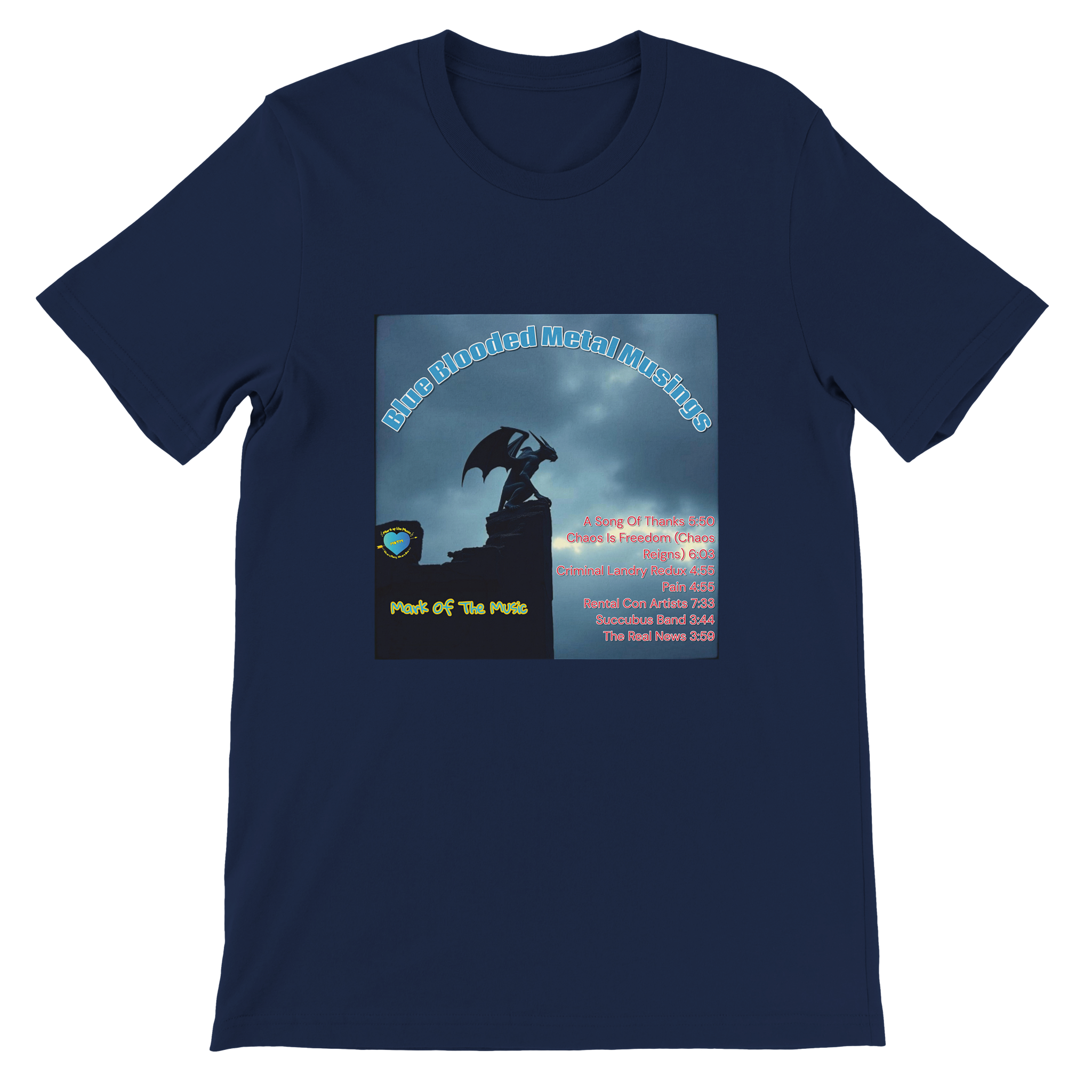 Blue Blooded Metal Musings - Unisex T-Shirt
