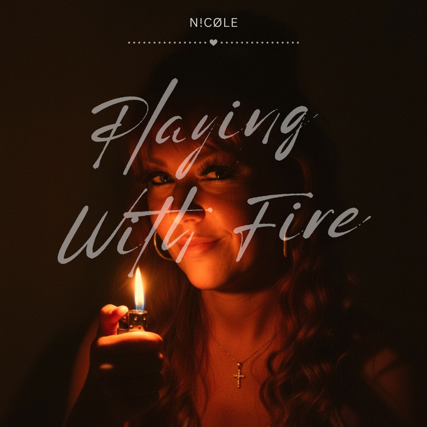 Playing With Fire single artwork by independent artist N!CØLE