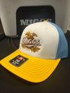 MIGGS Hops Trucker Hat - Blue/Yellow