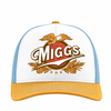 MIGGS Hops Trucker Hat - Blue/Yellow