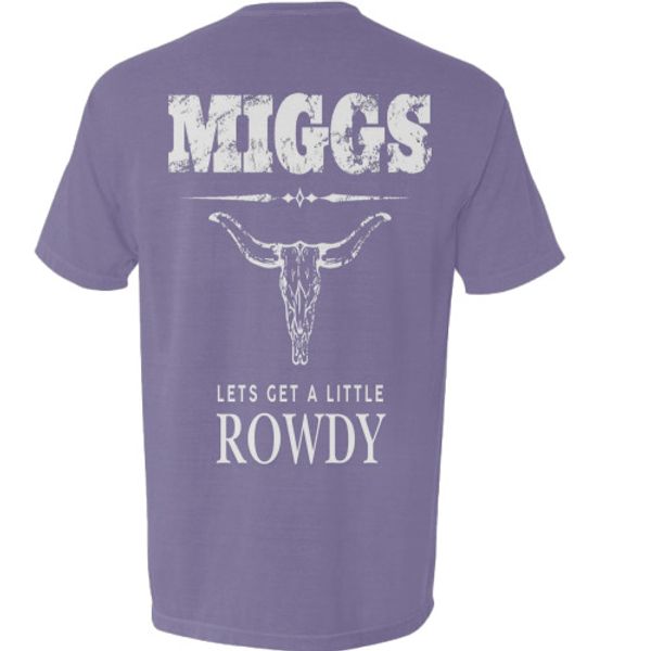 MIGGS OG ROWDY Pocket Tee - Purple