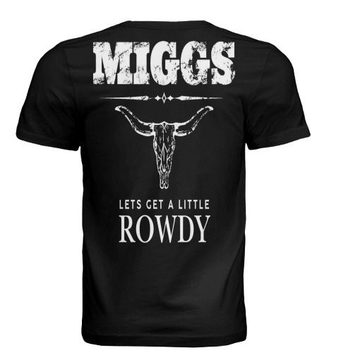 MIGGS OG ROWDY Tee - Black