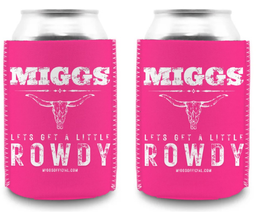 MIGGS ROWDY Coozie - Pink