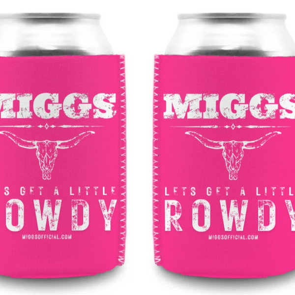 MIGGS ROWDY Coozie - Pink