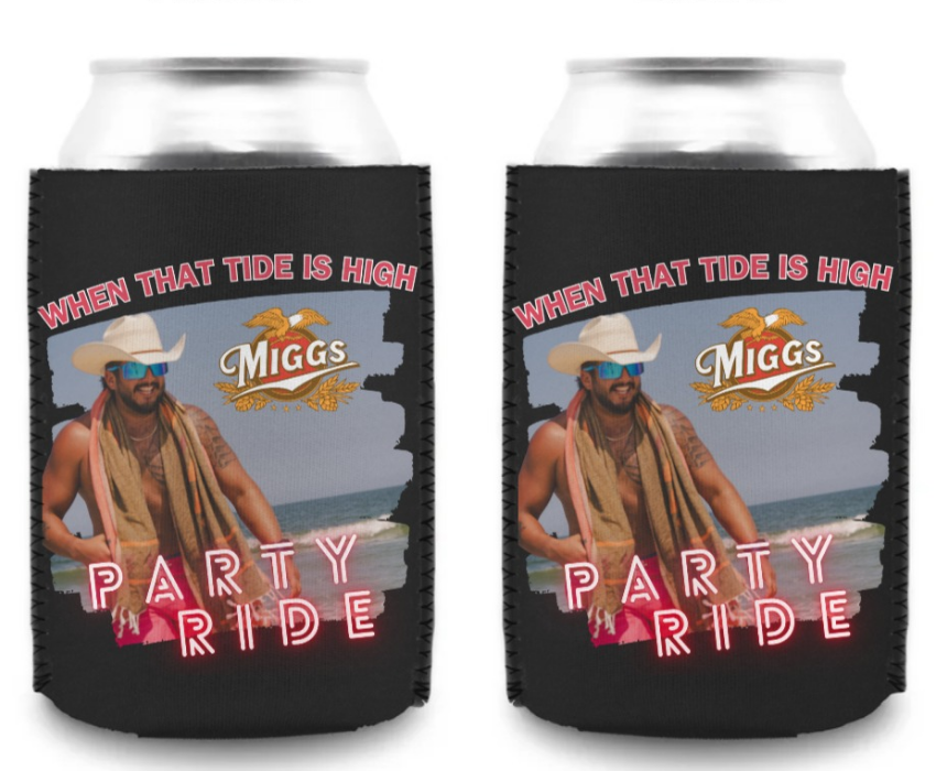 MIGGS PARTY RIDE Coozie