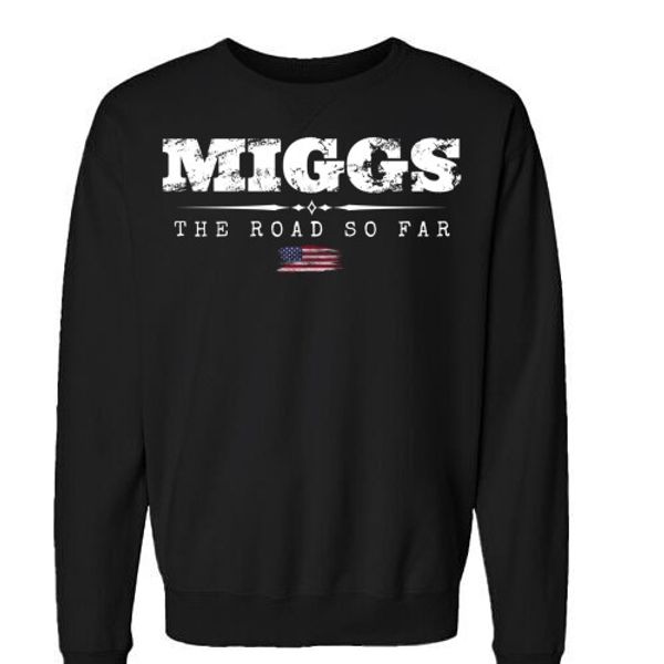 MIGGS "The Road So Far" Album Crewneck Sweater - Black