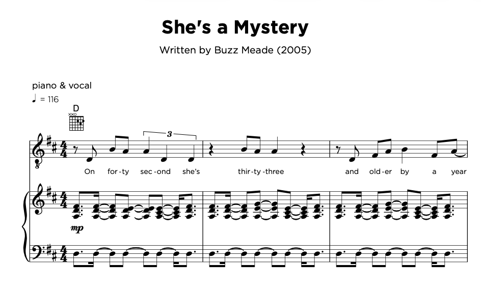 Sheet Music- Buzz Meade Studio Hits Bundle