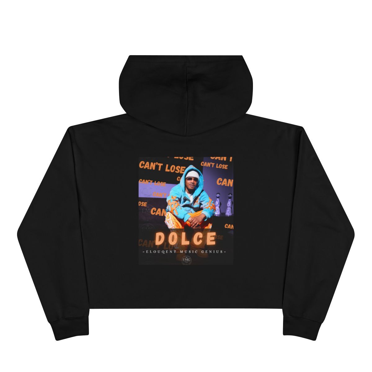 Lady Crop Top Dolce x EMG Hoodie