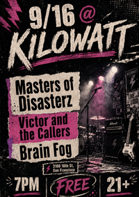 Brain Fog @ Kilowatt Bar