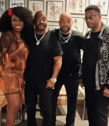 Melrose with Joe Little III, David Tolliver, and Marc Gordan of the LeVert Experience

