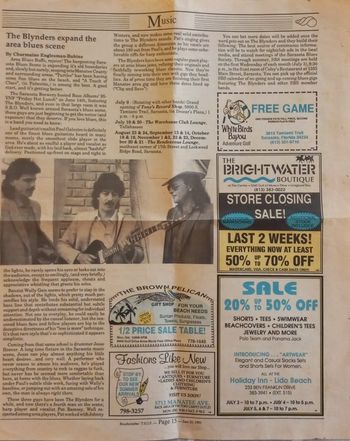 Beachcomber T.G.I.F. June 28, 1991
