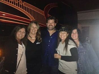 some chick, Leslie, Tab Benoit, Sandy & April
