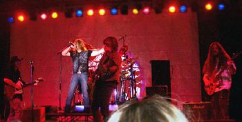 Side Project Gibson Cage Band Charlotte Fairgrounds Port Charlotte, FL Nov. 21, 2009 - Rastus, Gibson Cage & Tommy Skeoch of Tesla
