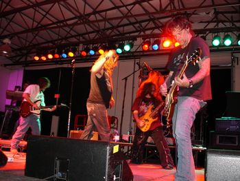 Side Project Gibson Cage Band - Charlotte Fairgrounds Port Charlotte, FL Feb. 25, 2009 - Rastus, Gibson, Dallas, Tommy Skeoch of Tesla
