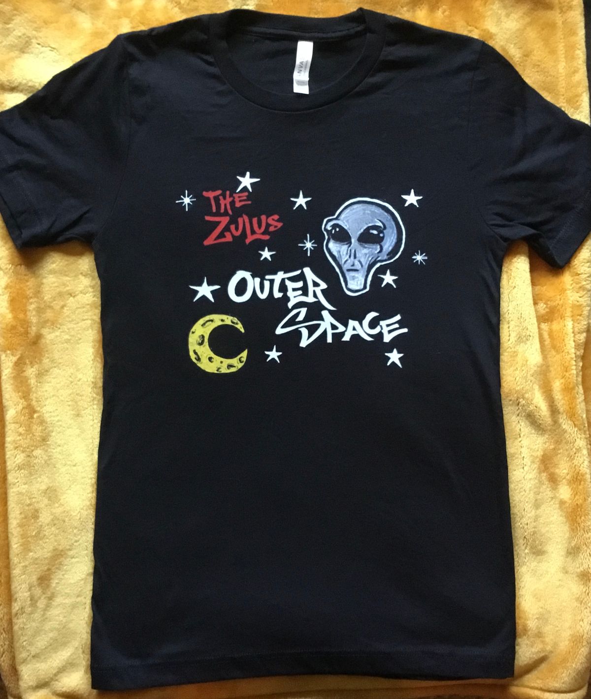 THE ZULUS OUTER SPACE T-SHIRT BELLA CANVAS 100% SOFT COTTON