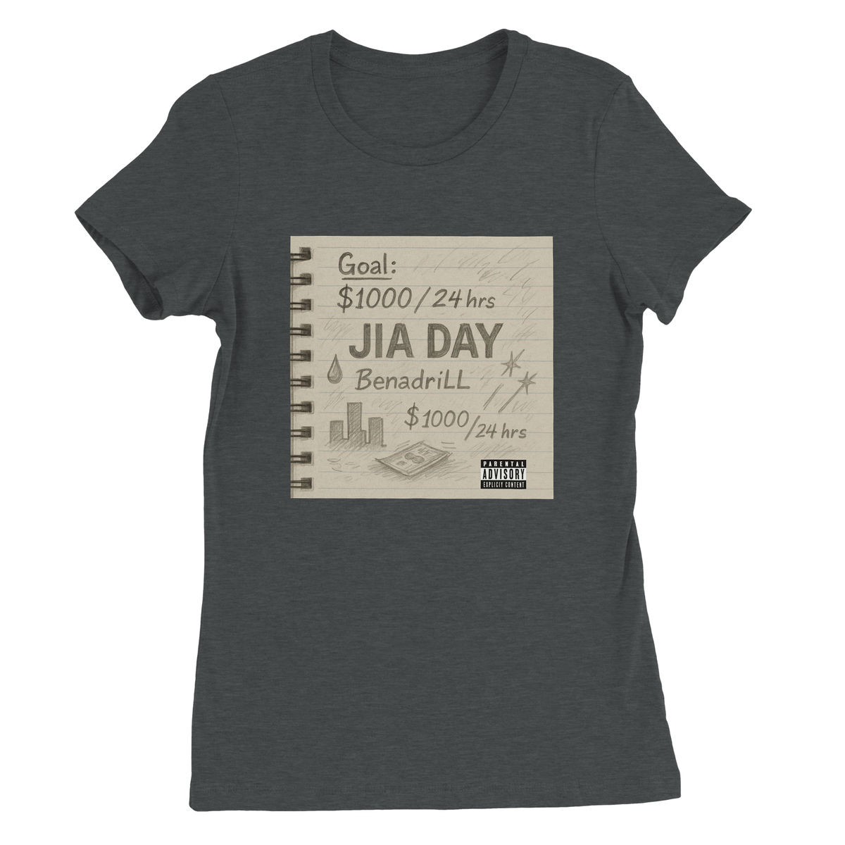 Jia Day - THINNER Cut Tee SHIRT 