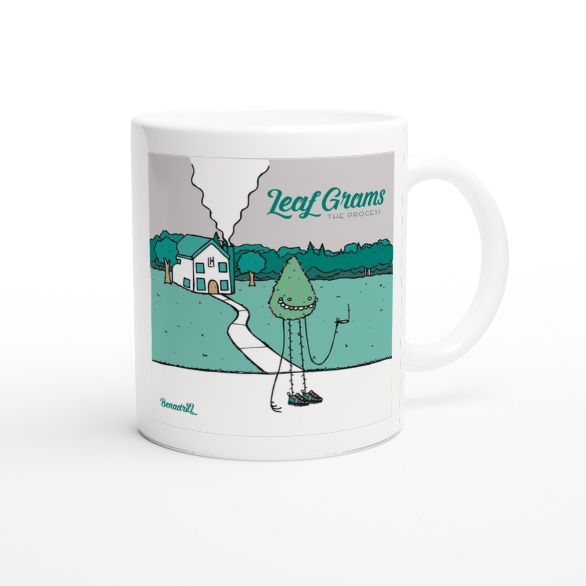 Leaf Grams: The Process - Ceramic Mug