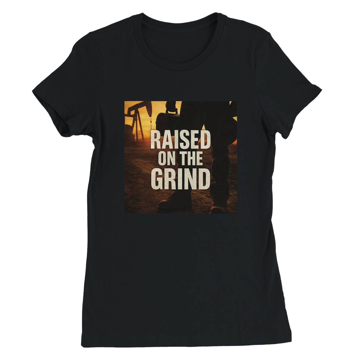 Raised On The Grind - Women’s Cut T-Shirt