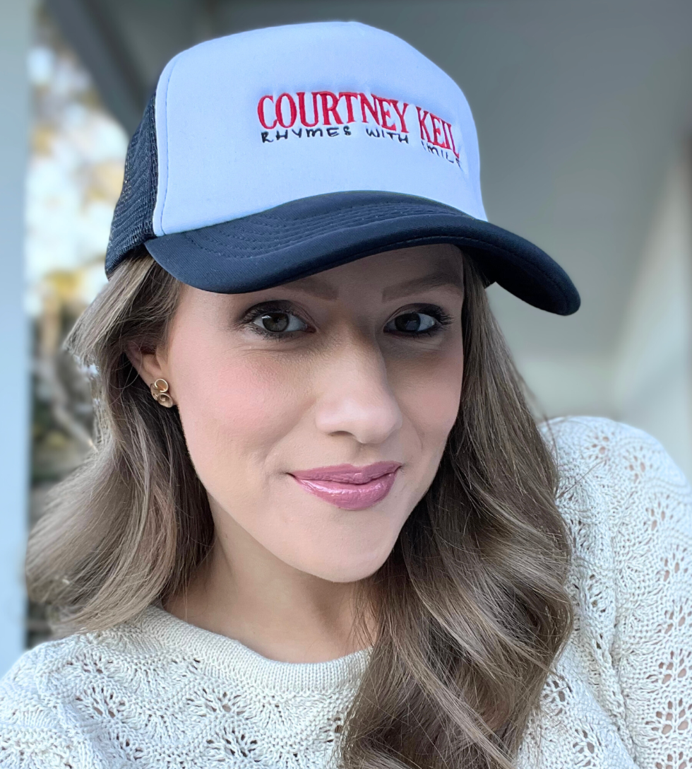 Courtney Keil Trucker Cap White