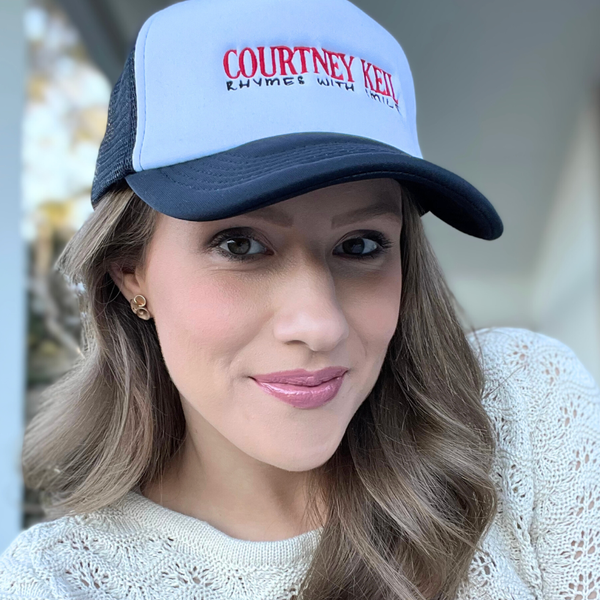 Courtney Keil Trucker Cap White