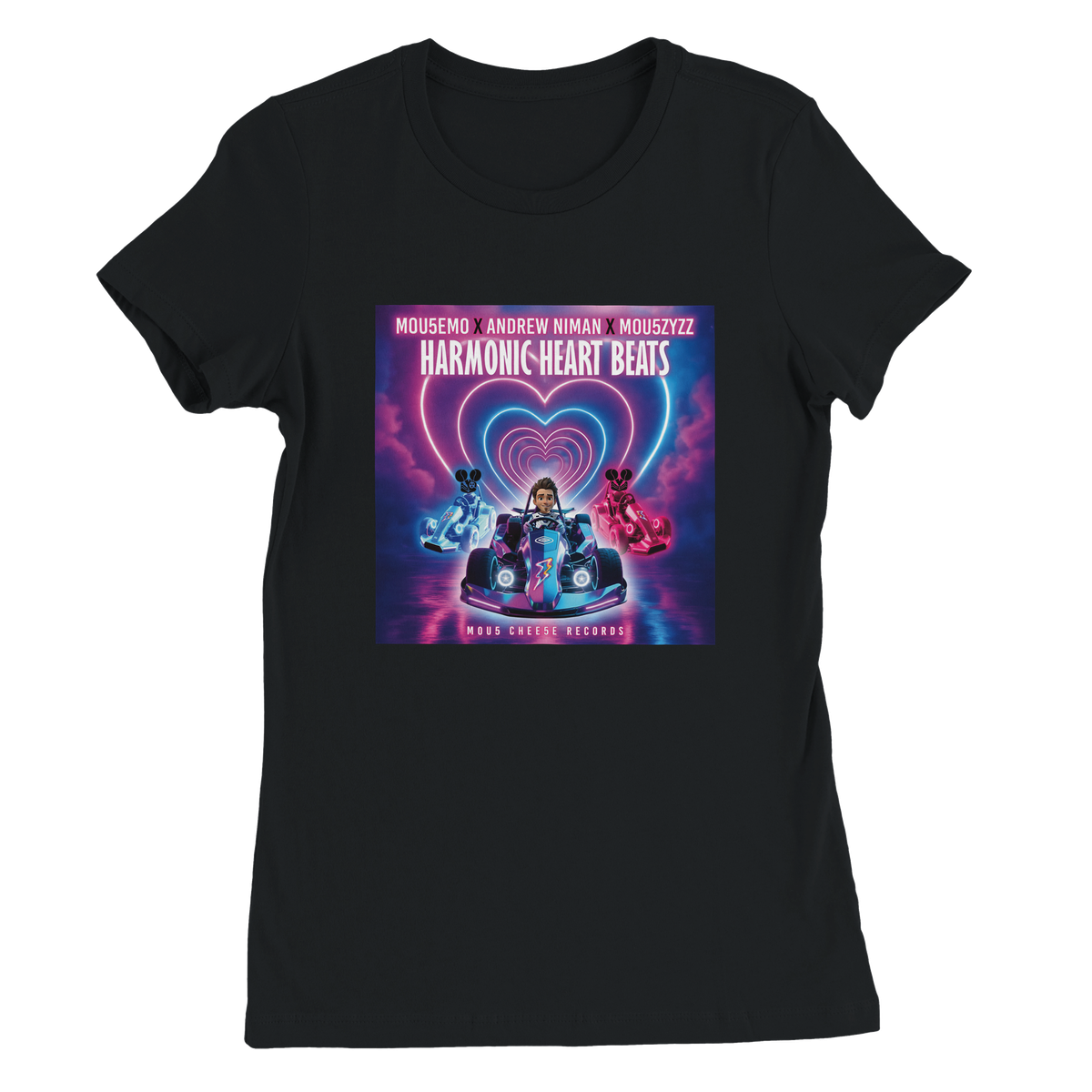 Harmonic Heart Beats - Women’s Cut T-Shirt