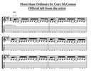 More than Ordinary (2026) - Official Guitar Tab PDF download