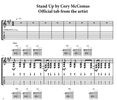 Stand Up (2025) - Official Guitar Tab PDF Download