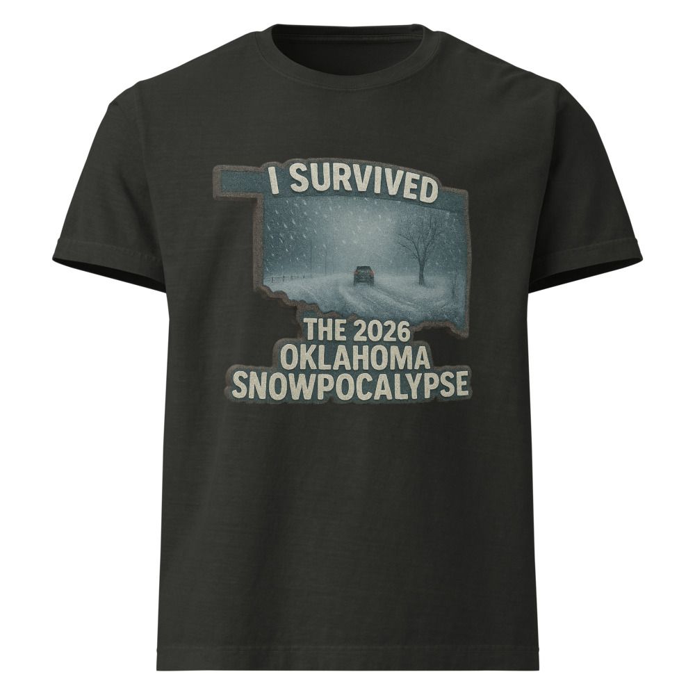 Snowpocalypse Unisex Oversized Garment-Dyed T-Shirt | Bella + Canvas 4810