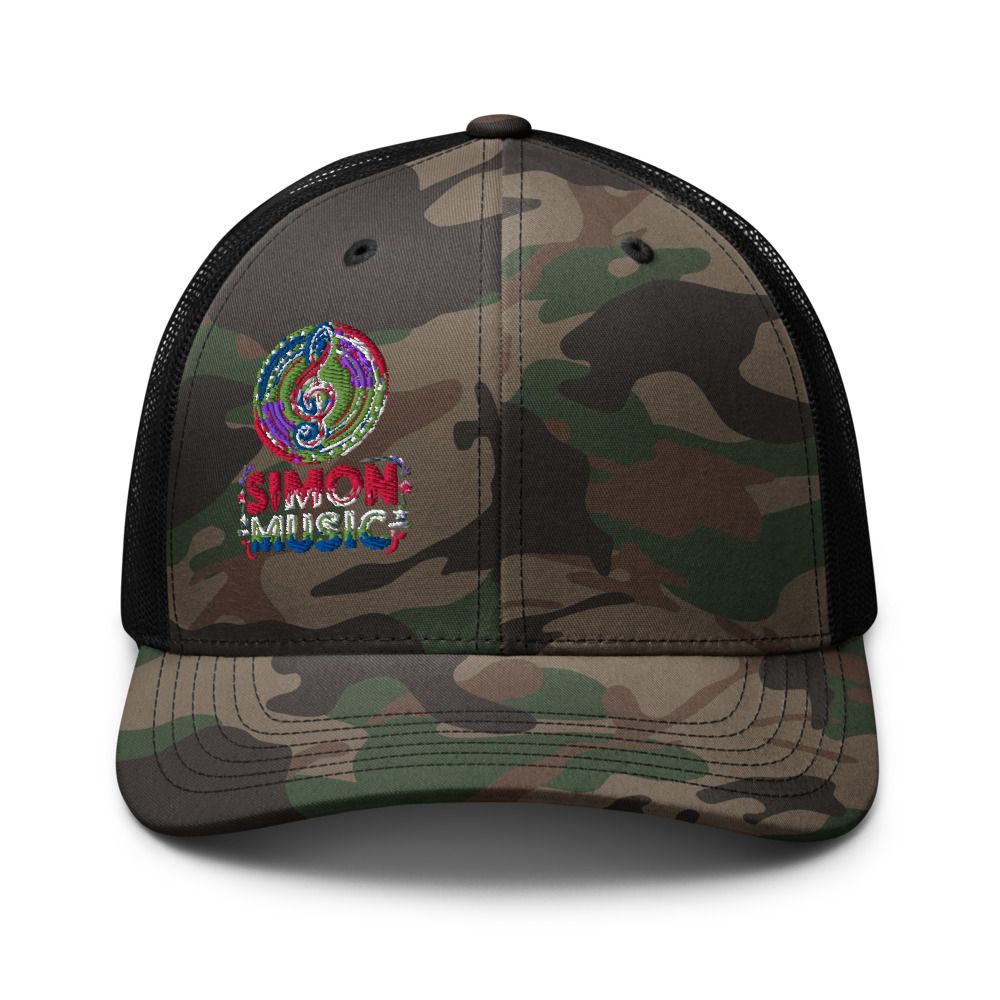 Simon Music Camouflage Trucker Hat | Otto Cap 105-1247