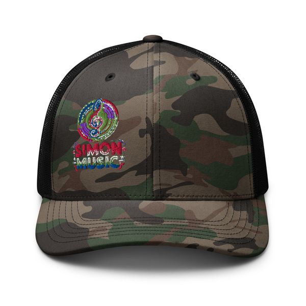 Simon Music Camouflage Trucker Hat | Otto Cap 105-1247