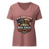 Real Heroes Women's Relaxed V-Neck T-Shirt | Bella Canvas 6405CVC