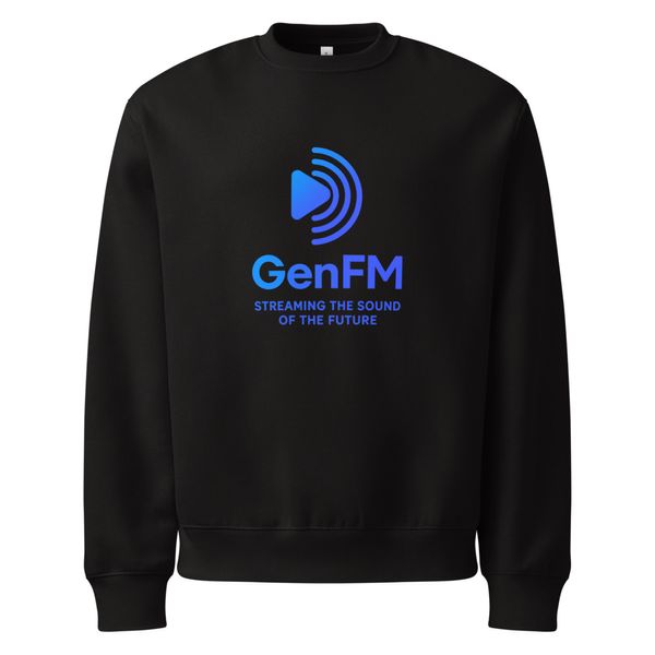 GenFM Radio Unisex Oversized Heavyweight Sweatshirt | Bella + Canvas 4711