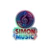 Simon Music Kiss-Cut Holographic Stickers