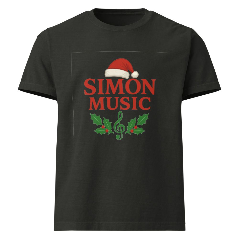 Christmas Unisex Oversized Garment-Dyed T-Shirt | Bella + Canvas 4810