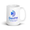 GenFM White Glossy Mug
