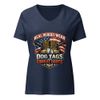 Real Heroes Women's Relaxed V-Neck T-Shirt | Bella Canvas 6405CVC