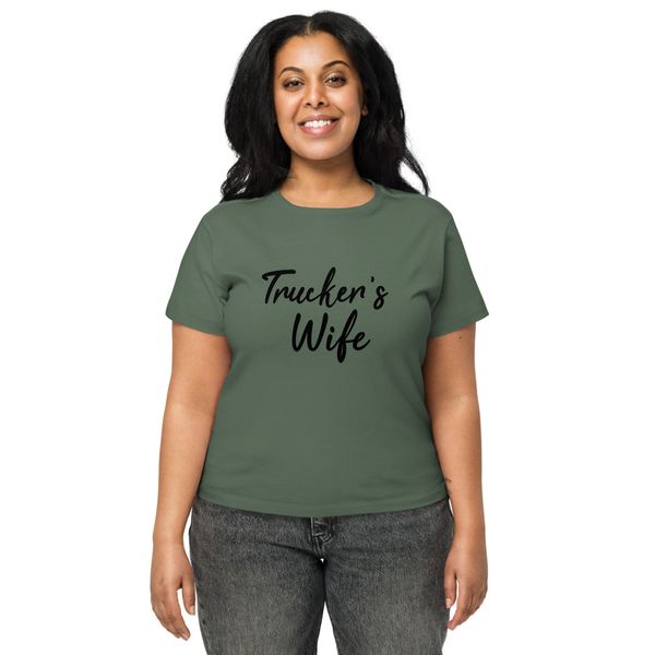 Trucker's Wife Women's High-Waisted Tee | Cotton Heritage OW1086