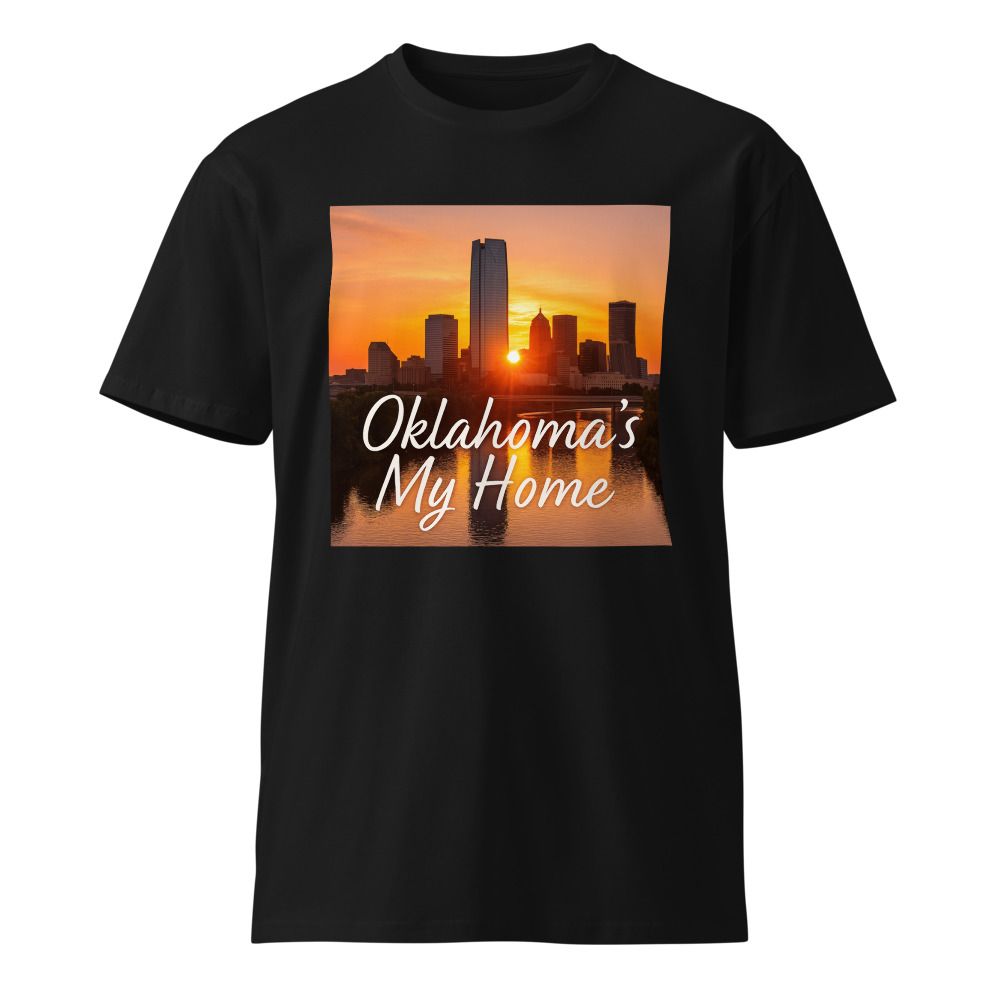 Oklahoma's My Home Unisex Premium T-Shirt | AS Colour 5001T