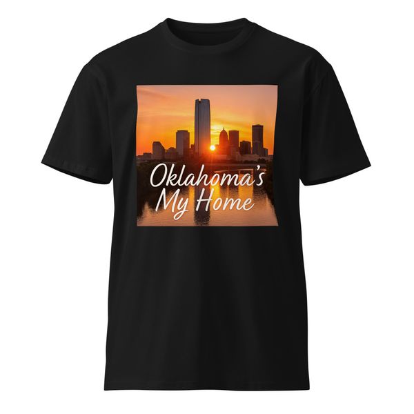 Oklahoma's My Home Unisex Premium T-Shirt | AS Colour 5001T