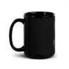 Simon Music Black Glossy Mug