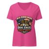 Real Heroes Women's Relaxed V-Neck T-Shirt | Bella Canvas 6405CVC