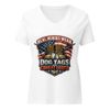 Real Heroes Women's Relaxed V-Neck T-Shirt | Bella Canvas 6405CVC