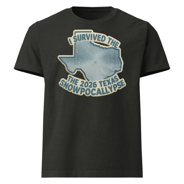 Texas Snowpocalypse Unisex Oversized Garment-Dyed T-Shirt | Bella + Canvas 4810