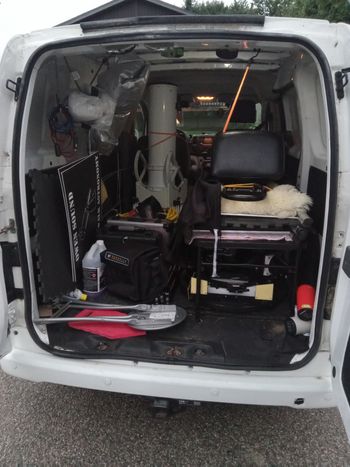 It all fits, with room to spare, in fact. We got this new (to us) van in 2025.
