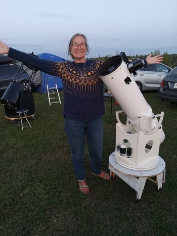 AnnMarie and Zippy at Starfest 2023.
