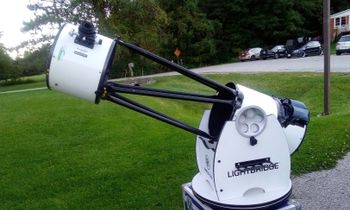 Steve's first telescope, a Meade Lightbridge 12. Purchased on Dial-A-Deal! "The best $300 I ever spent!" (Steve)
