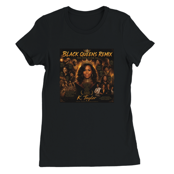 REMIX-BLACK QUEENS - Women’s Cut T-Shirt